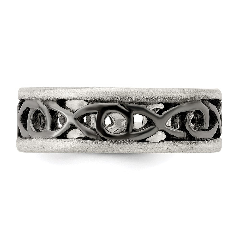 Sterling Silver X&O Design Ring