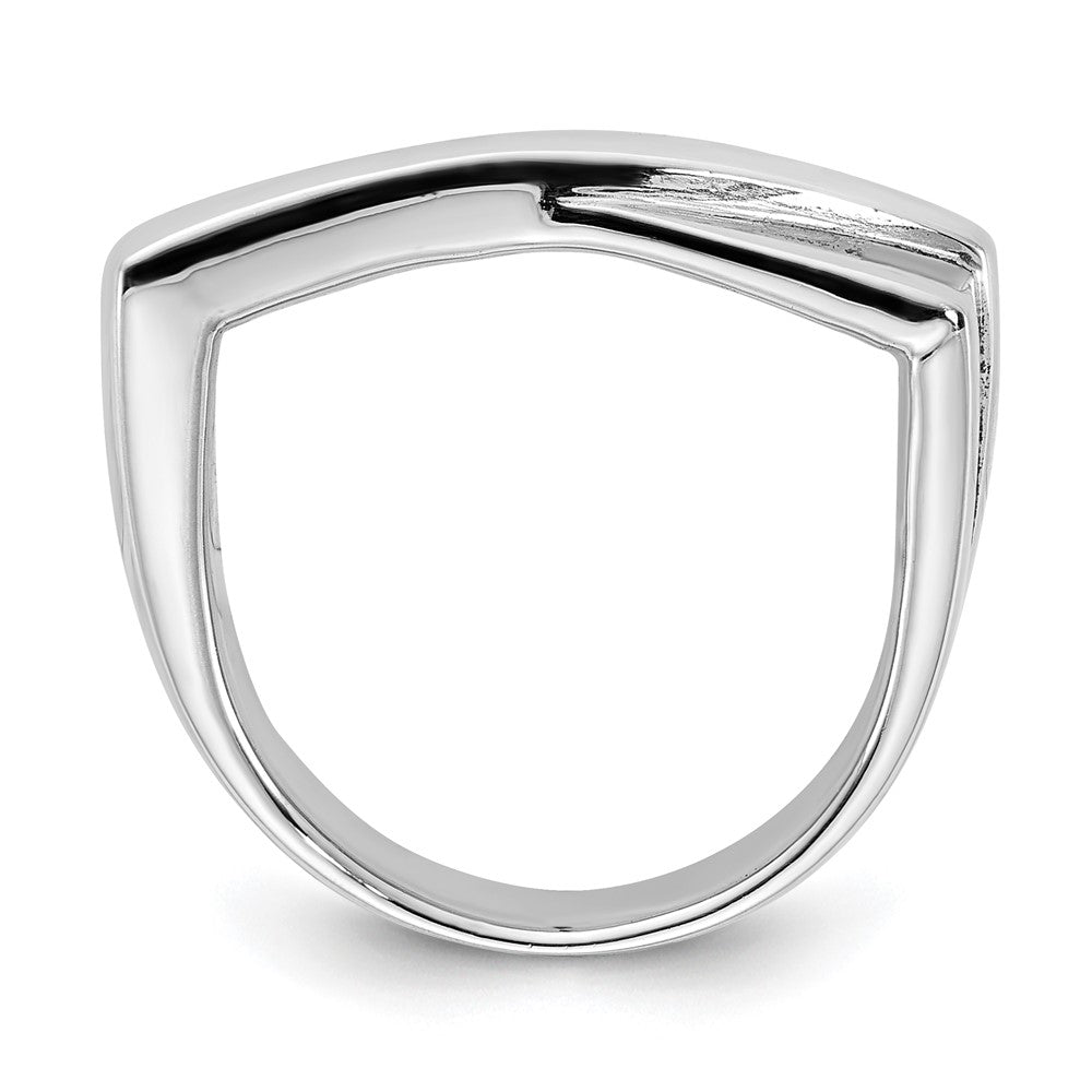 Sterling Silver Flat Top Ring