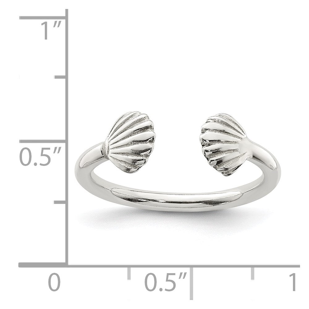 Sterling Silver Shell Ring