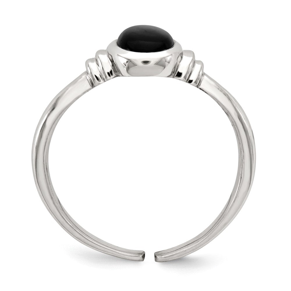 Sterling Silver Black Agate Ring