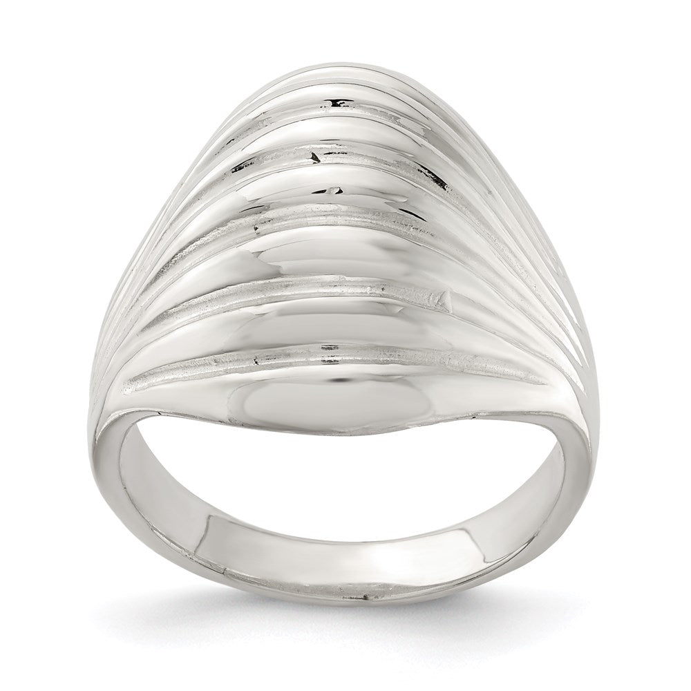 Sterling Silver Solid Domed Ring