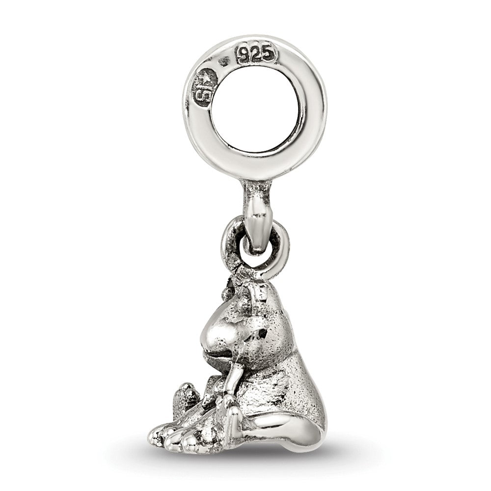 Kids Collection Sterling Silver Frog Dangle Reflections Bead