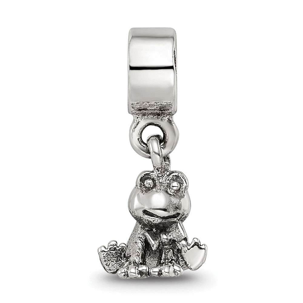 Kids Collection Sterling Silver Frog Dangle Reflections Bead