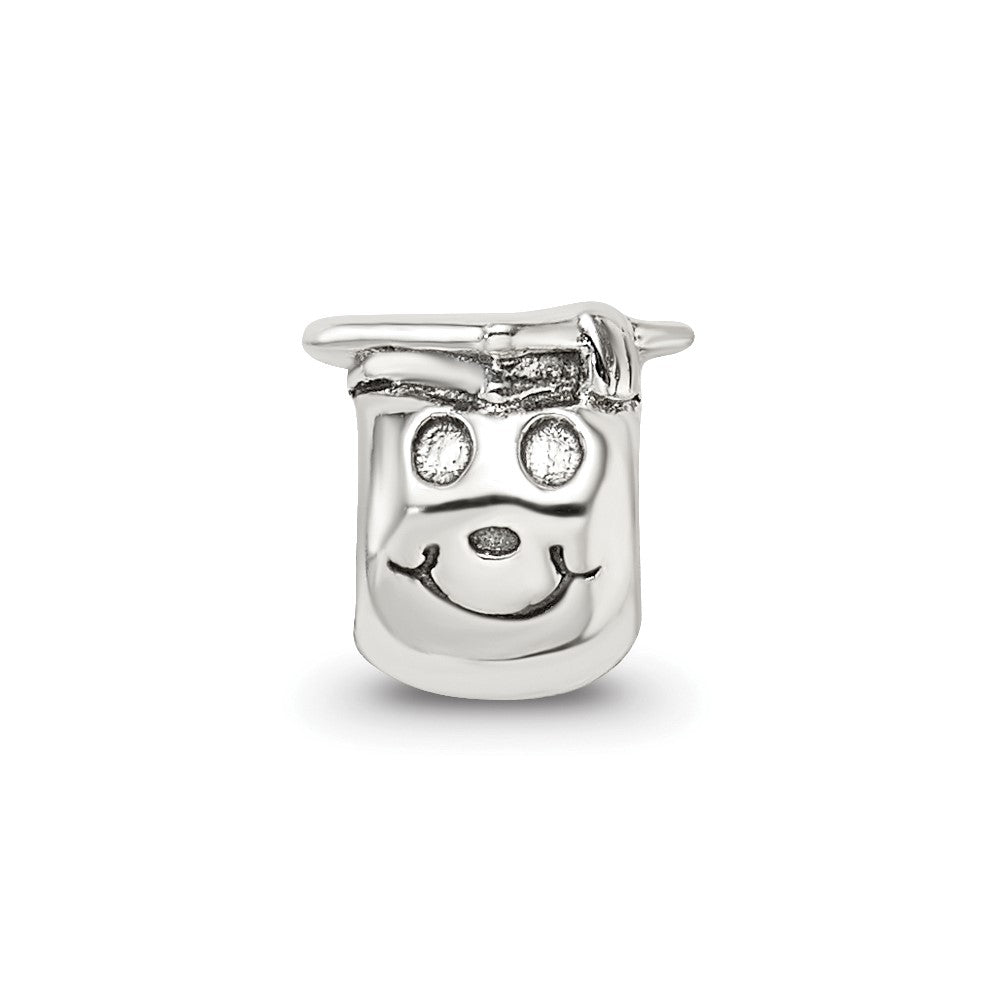 Sterling Silver Reflections Kids Happy Graduate Bead