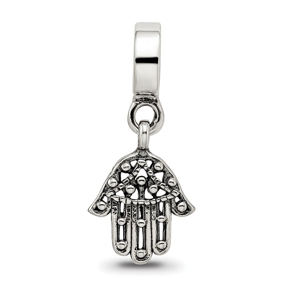 Sterling Silver Reflections Hamsa/Chamseh Dangle Bead