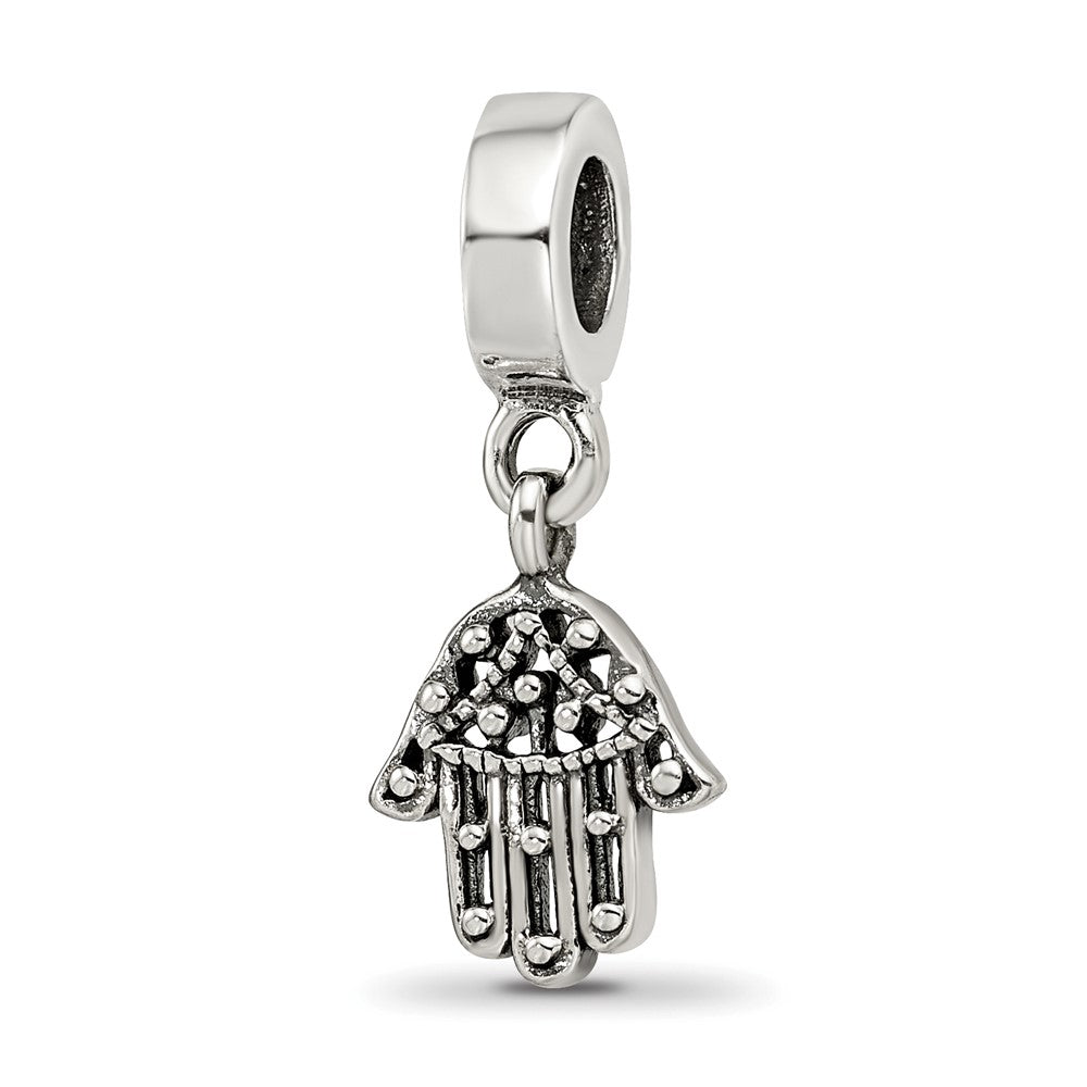 Sterling Silver Reflections Hamsa/Chamseh Dangle Bead