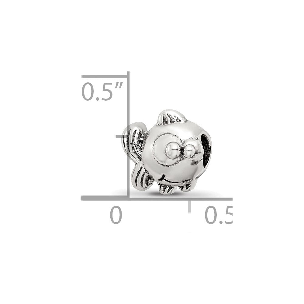 Sterling Silver Reflections Kids Fish Bead