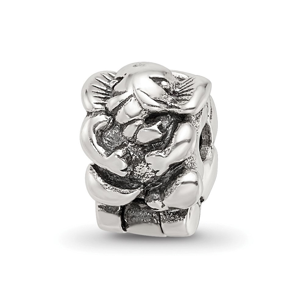 Sterling Silver Reflections Kids Elephant Clip Bead