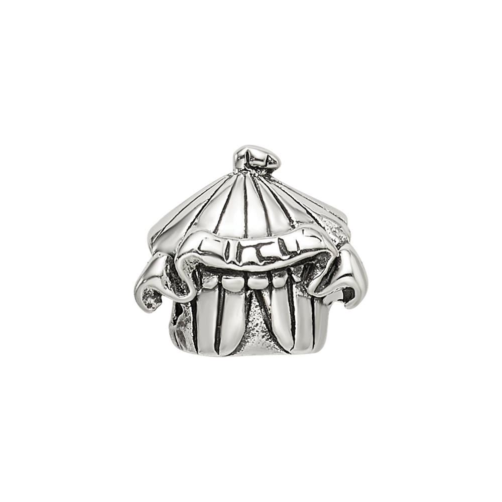 Sterling Silver Reflections Kids Circus Tent Bead