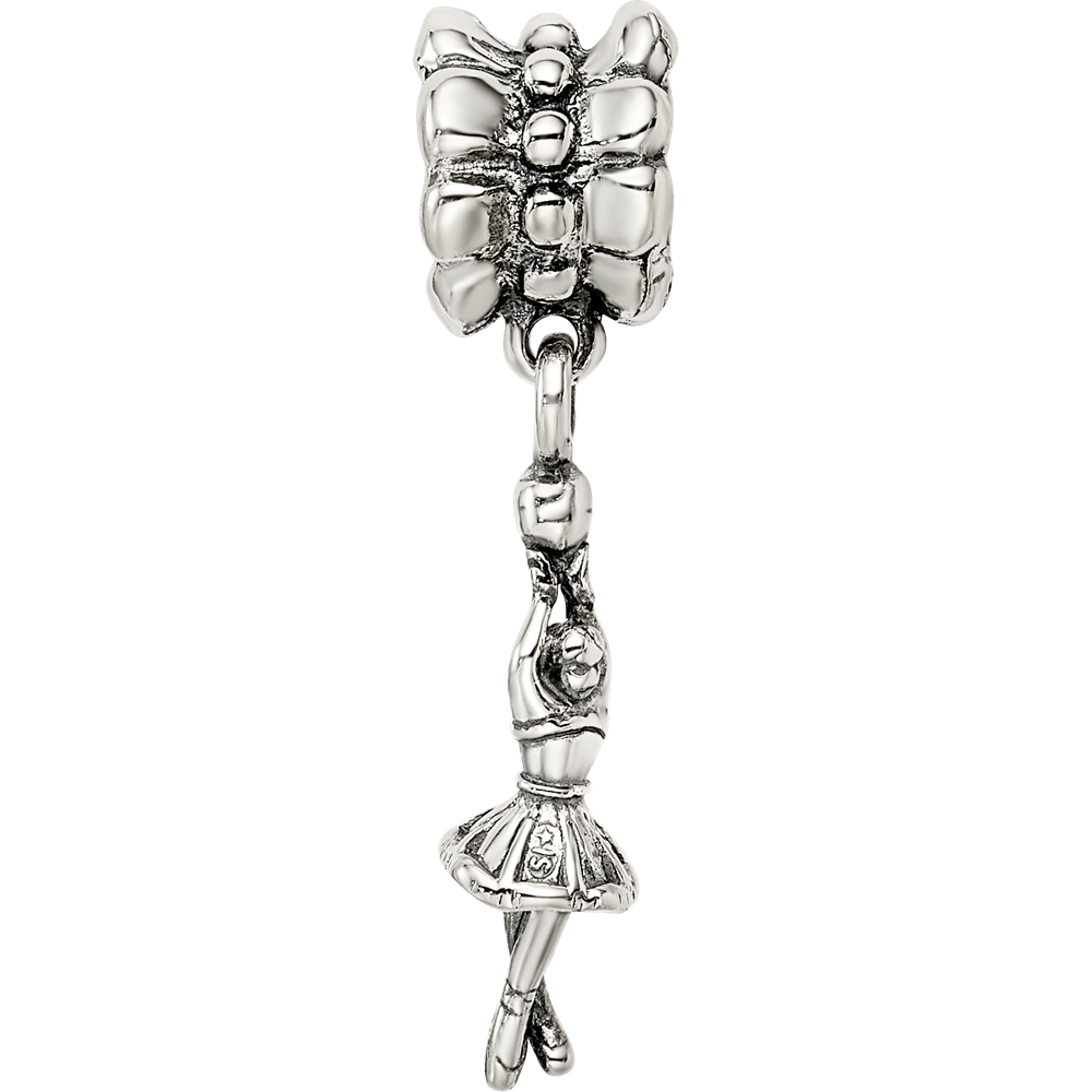 Sterling Silver Reflections Ballerina Dangle Bead