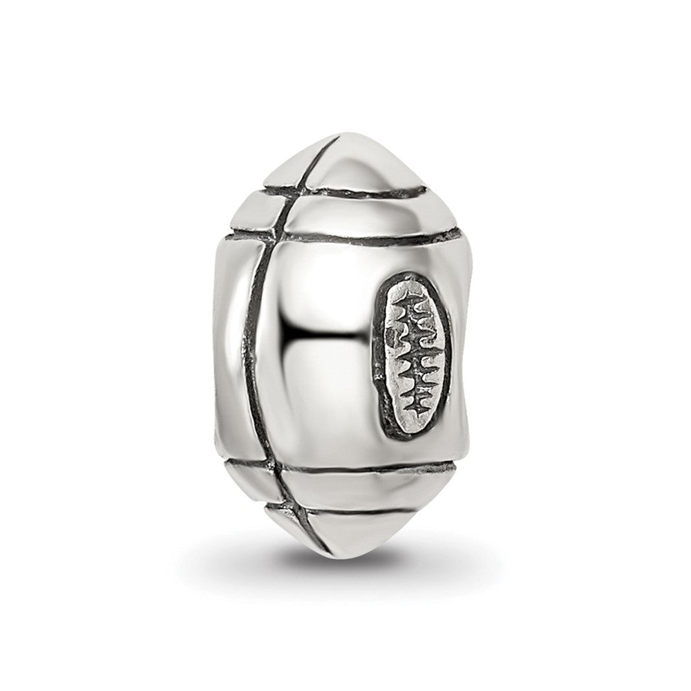 Sterling Silver Reflections Football Bead