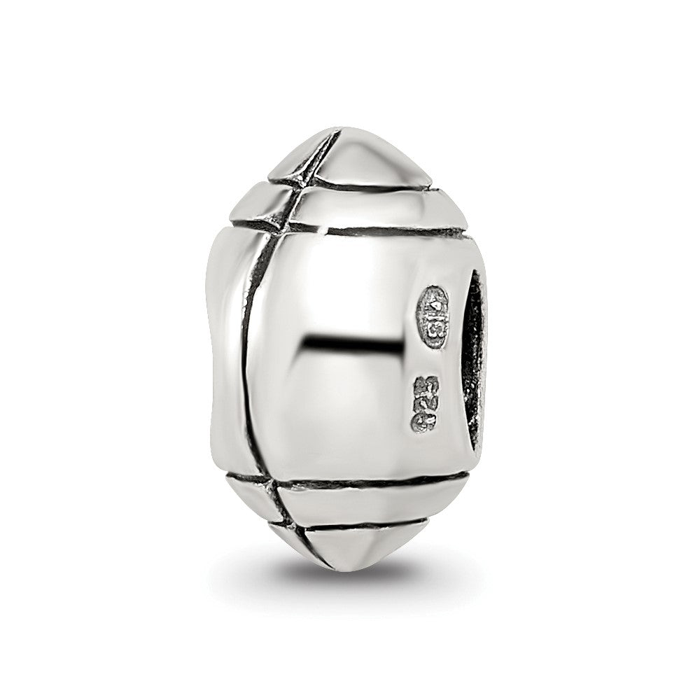 Sterling Silver Reflections Football Bead