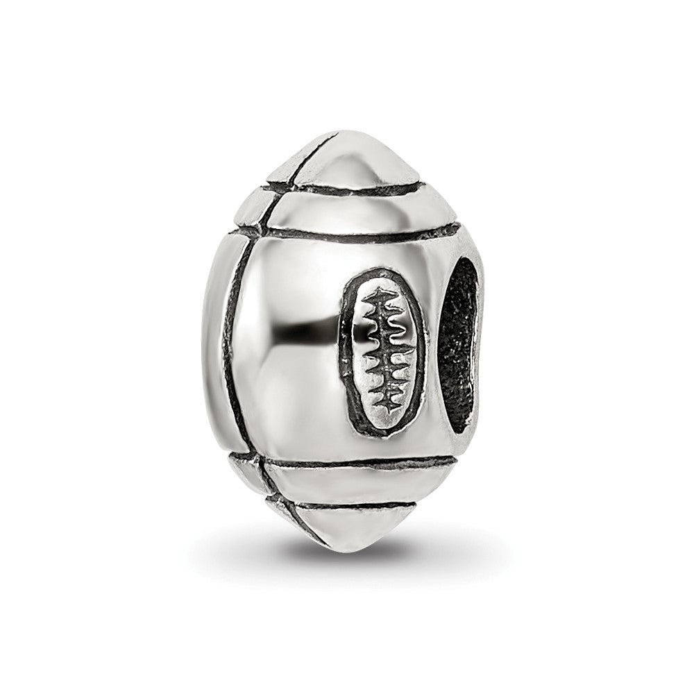 Sterling Silver Reflections Football Bead