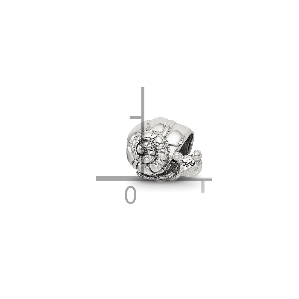 Sterling Silver Reflections Kids Snail Bead