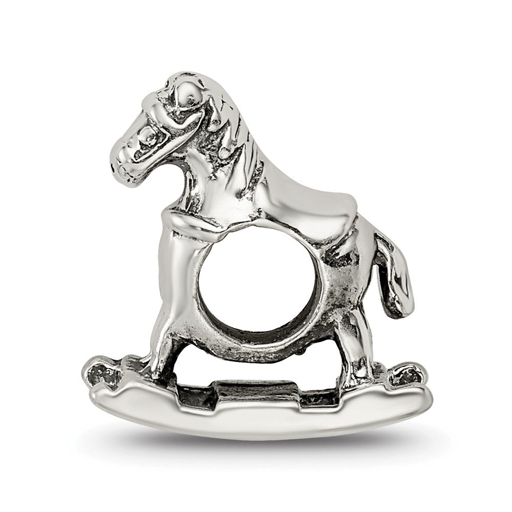 Sterling Silver Reflections Rocking Horse Bead