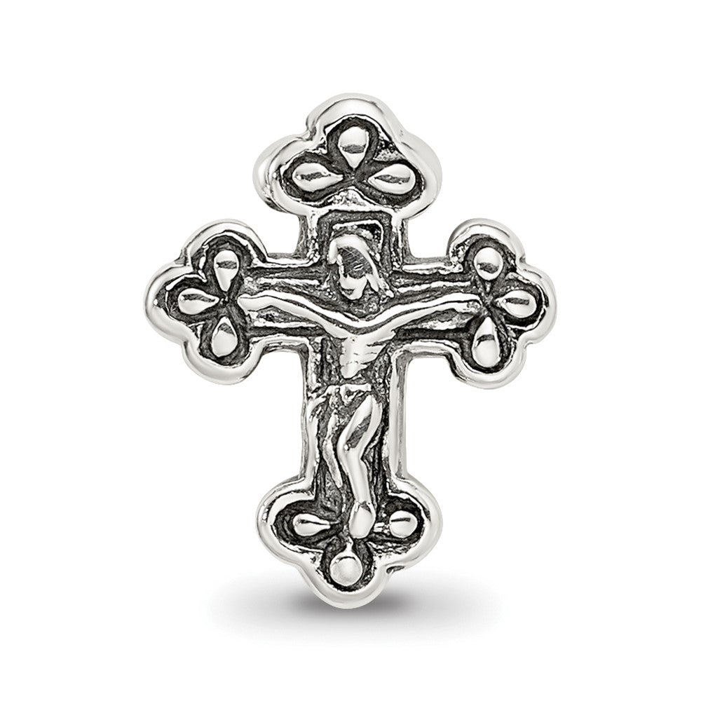 Sterling Silver Reflections Crucifix Bead