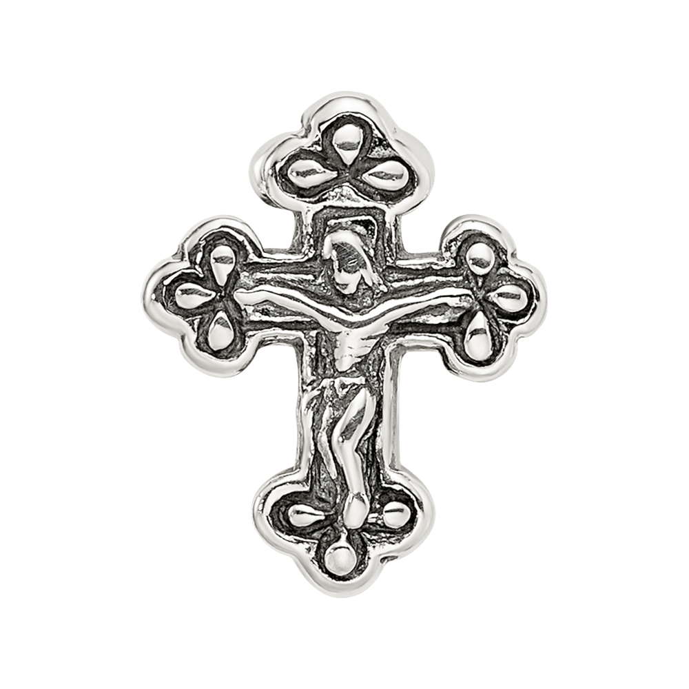 Sterling Silver Reflections Crucifix Bead