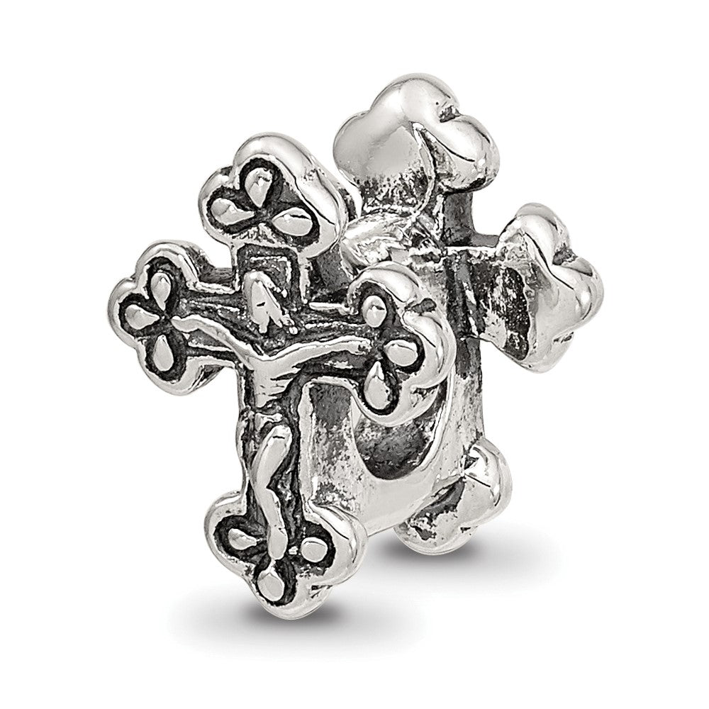 Sterling Silver Reflections Crucifix Bead