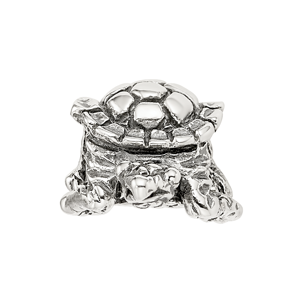 Sterling Silver Reflections Turtle Bead