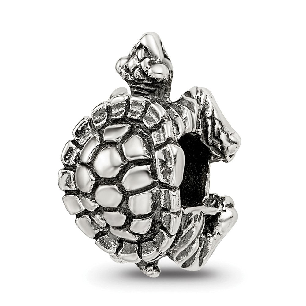 Sterling Silver Reflections Turtle Bead