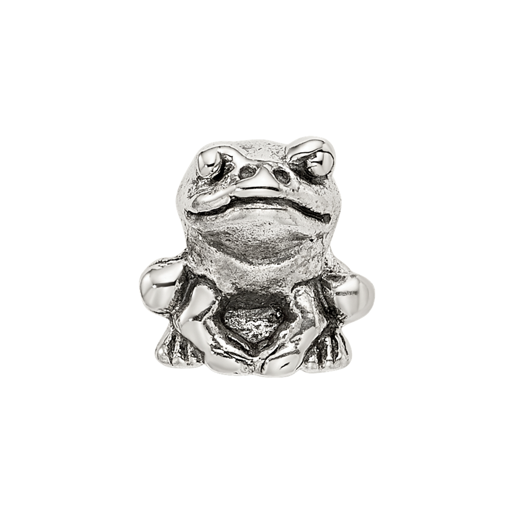 Sterling Silver Reflections Kids Frog Bead