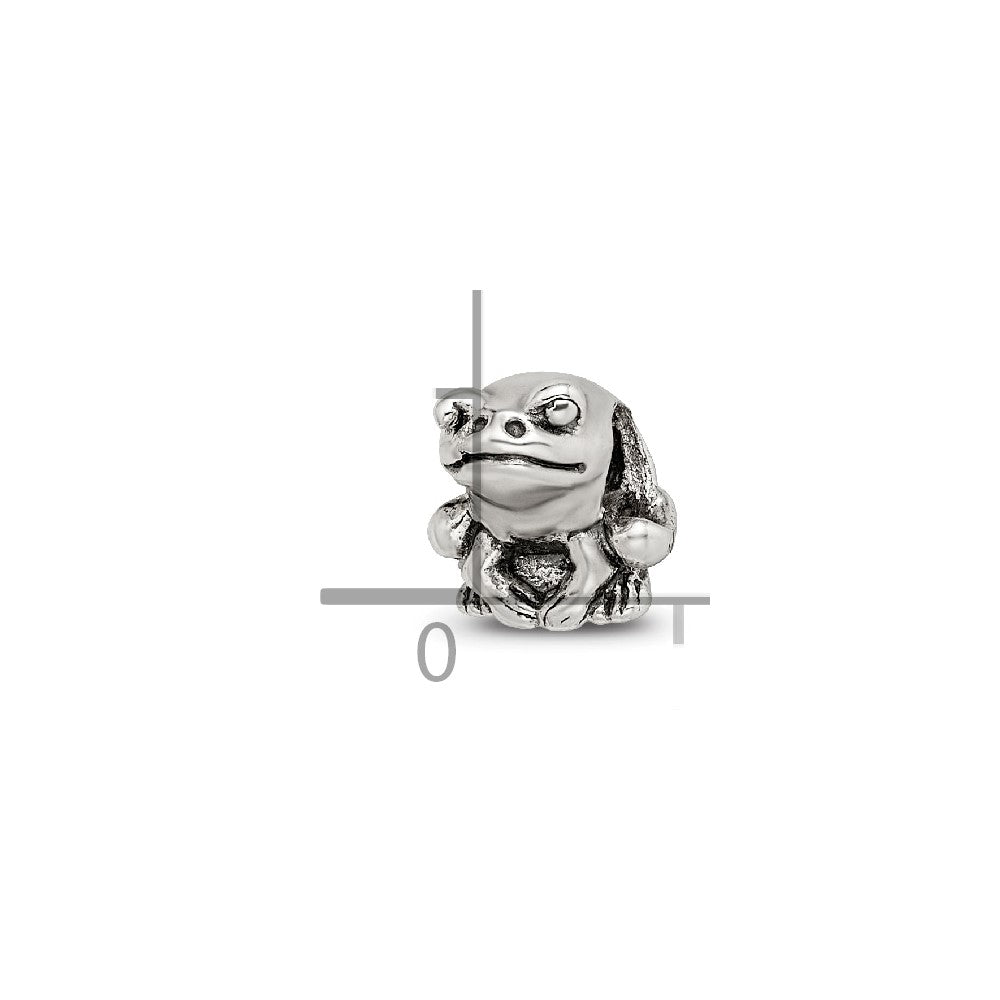 Sterling Silver Reflections Kids Frog Bead