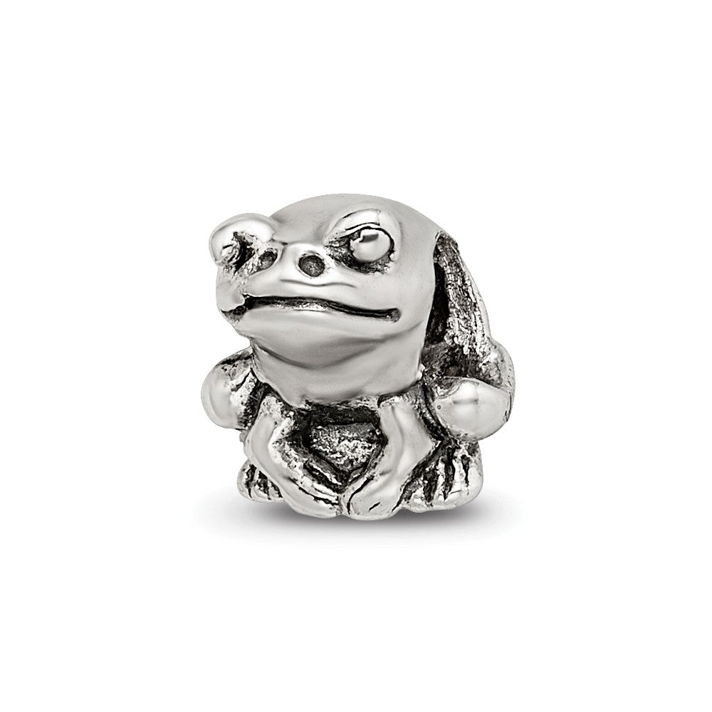 Sterling Silver Reflections Kids Frog Bead