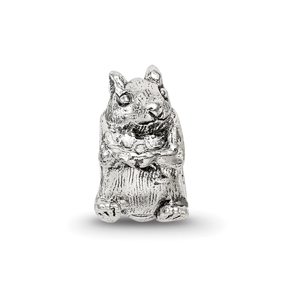 Sterling Silver Reflections Squirrel Bead