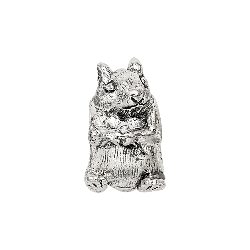 Sterling Silver Reflections Squirrel Bead