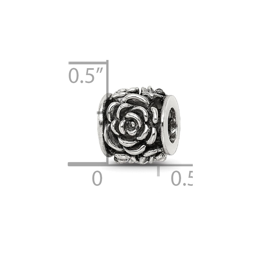 Sterling Silver Reflections Rose Bali Bead