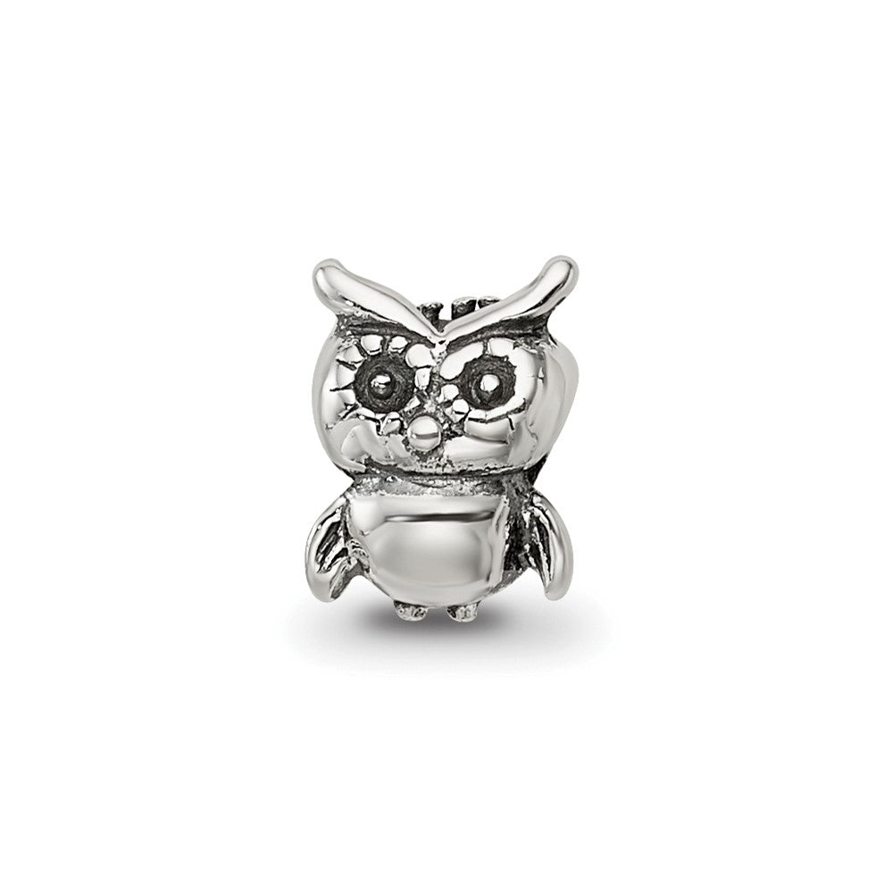 Sterling Silver Reflections Kids Owl Bead