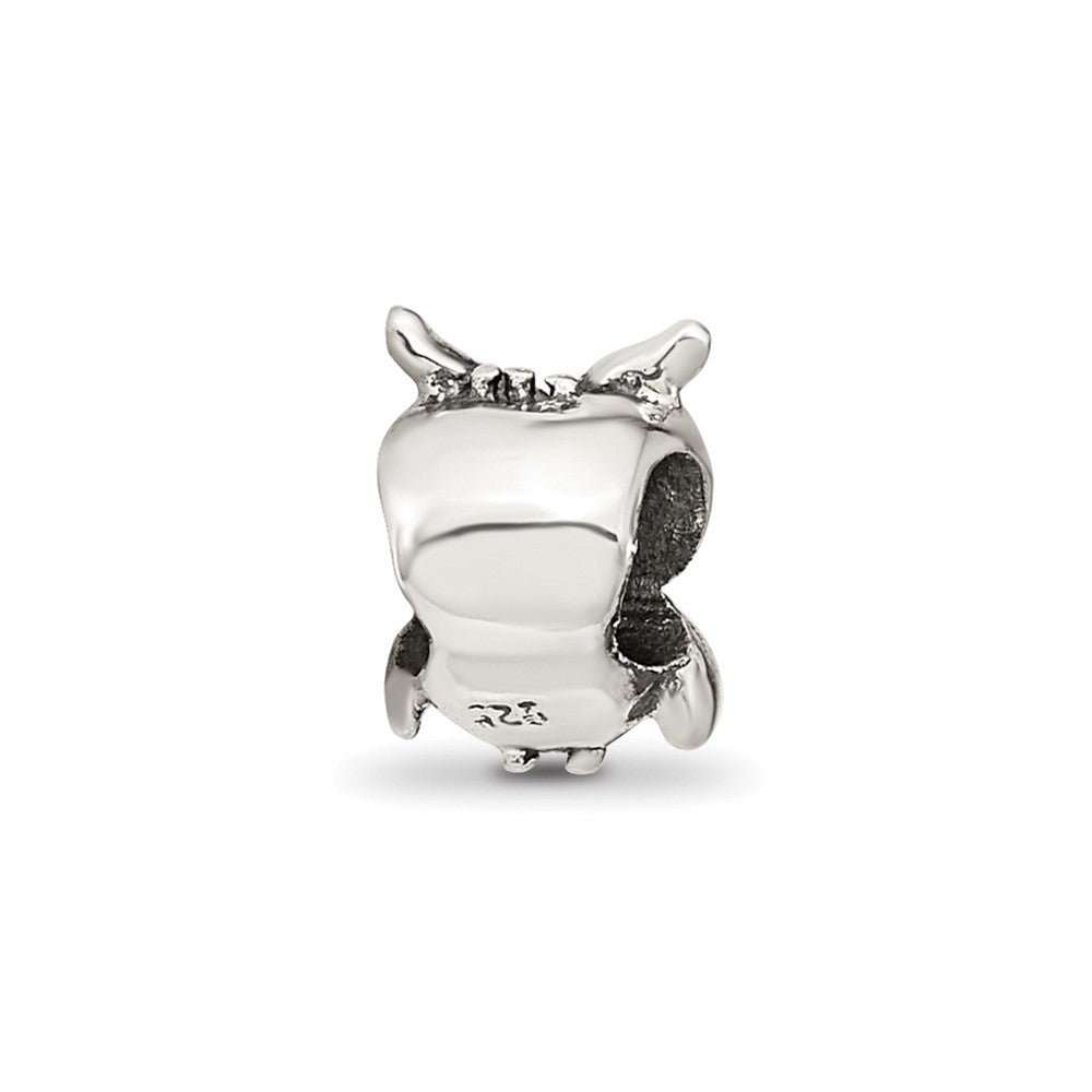 Sterling Silver Reflections Kids Owl Bead