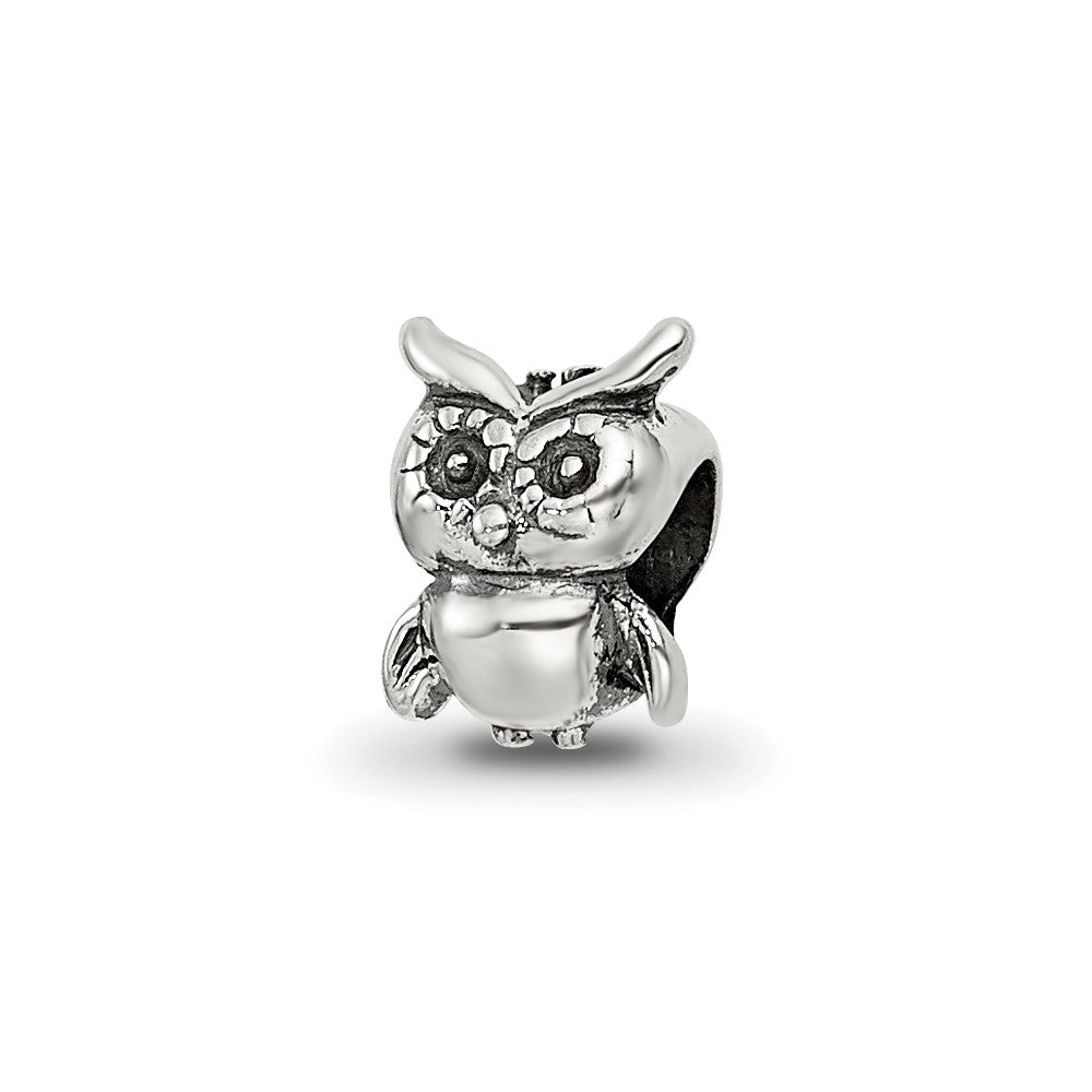 Sterling Silver Reflections Kids Owl Bead