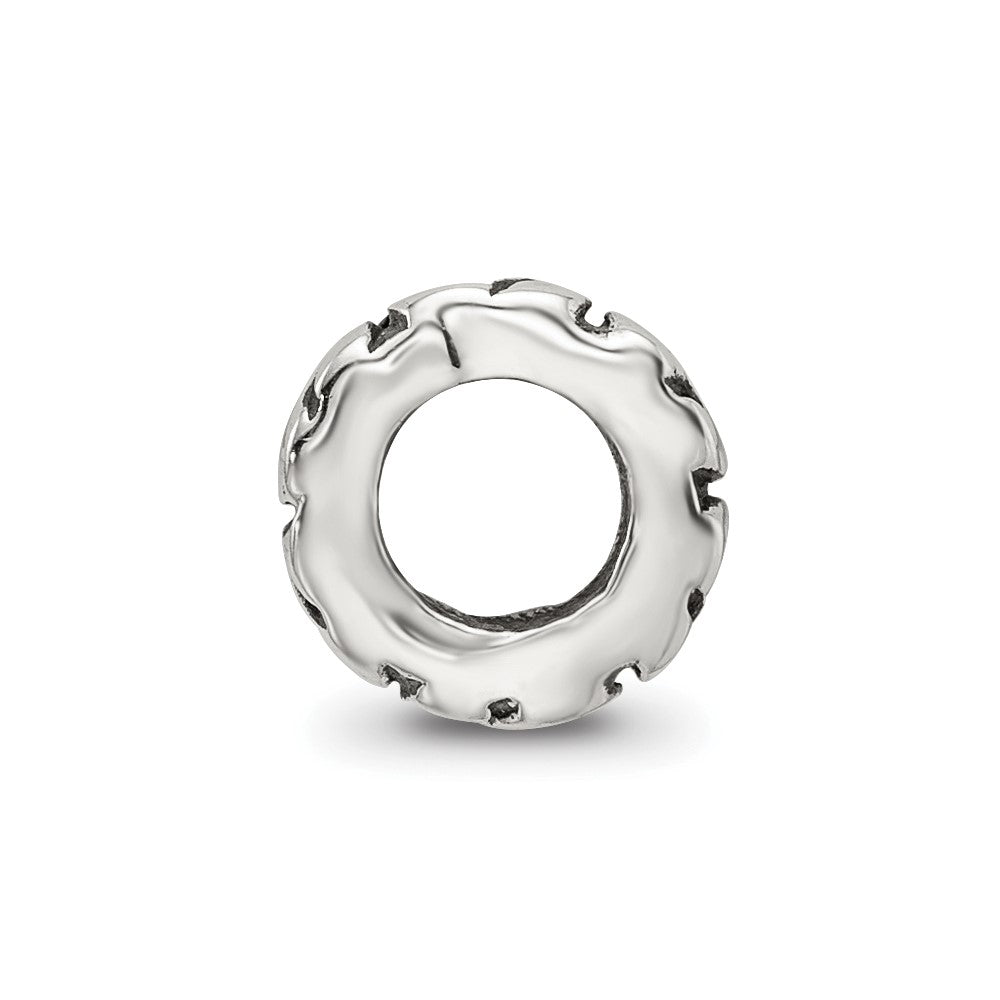 Sterling Silver Reflections Swirl Spacer Bead