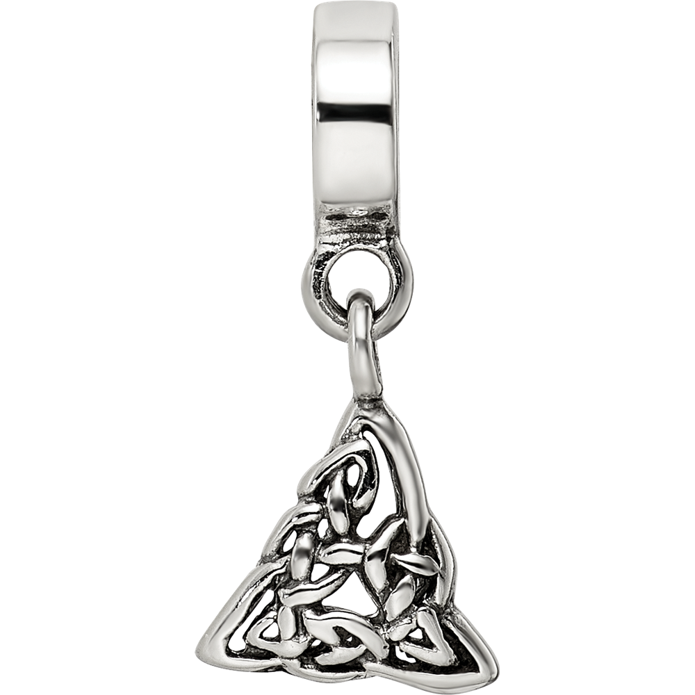 Sterling Silver Reflections Celtic Trinity Dangle Bead