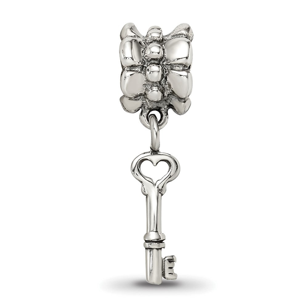 Sterling Silver Reflections Key Dangle Bead