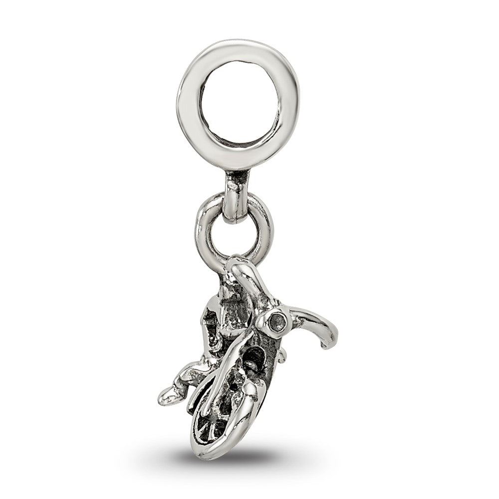 Kids Collection Sterling Silver Bicycle Dangle Reflections Bead