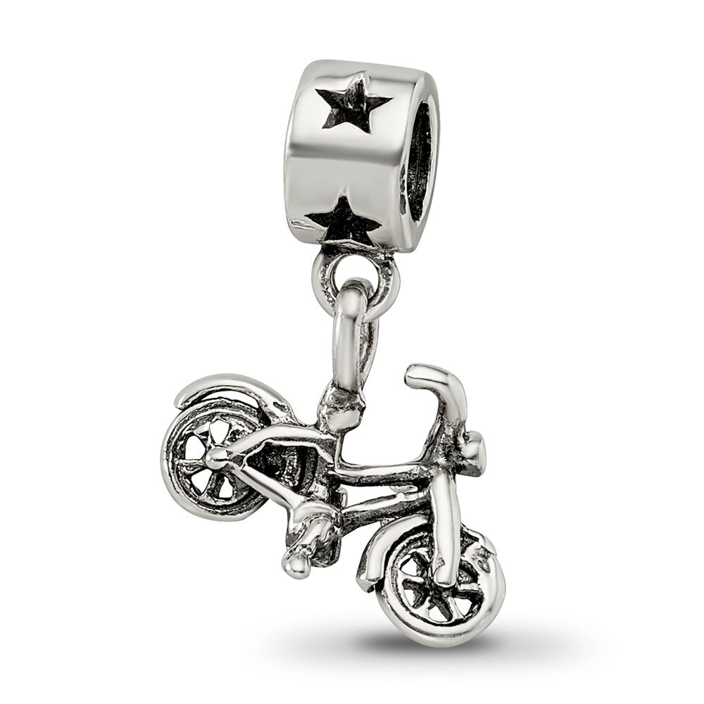 Kids Collection Sterling Silver Bicycle Dangle Reflections Bead