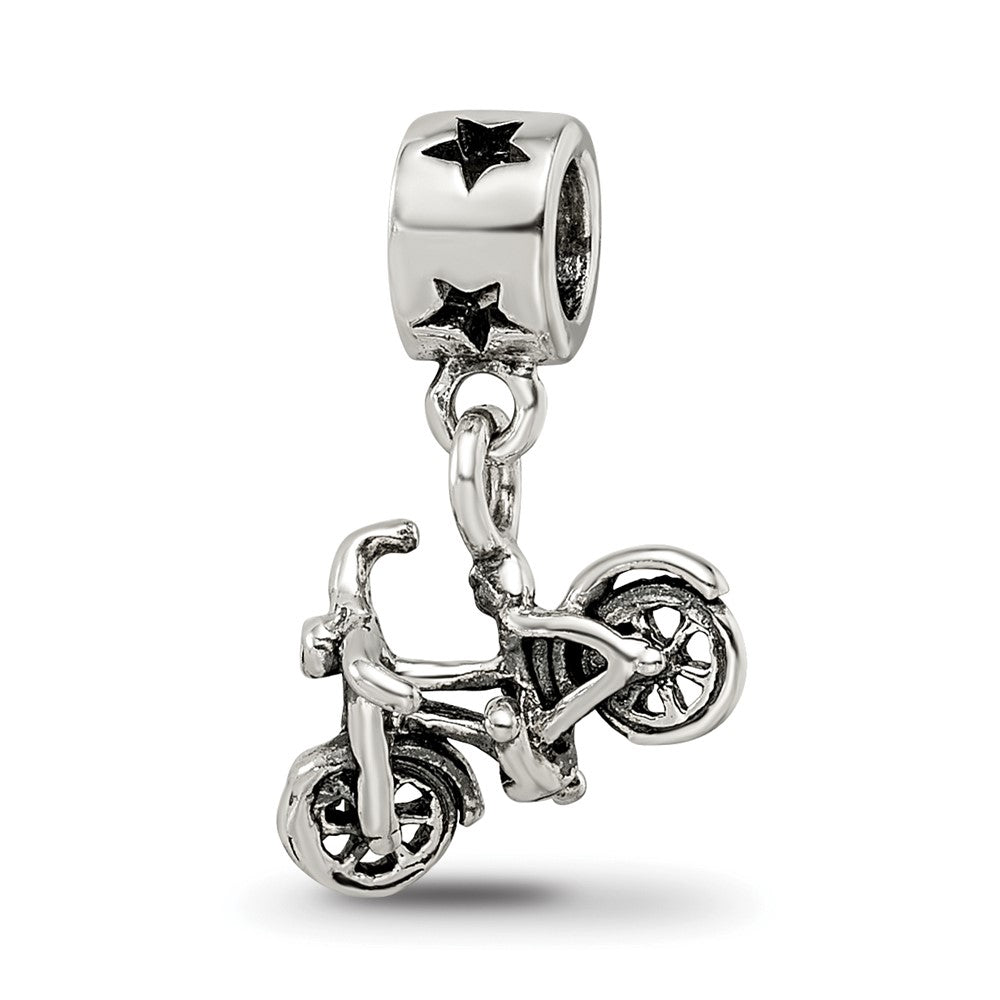 Kids Collection Sterling Silver Bicycle Dangle Reflections Bead