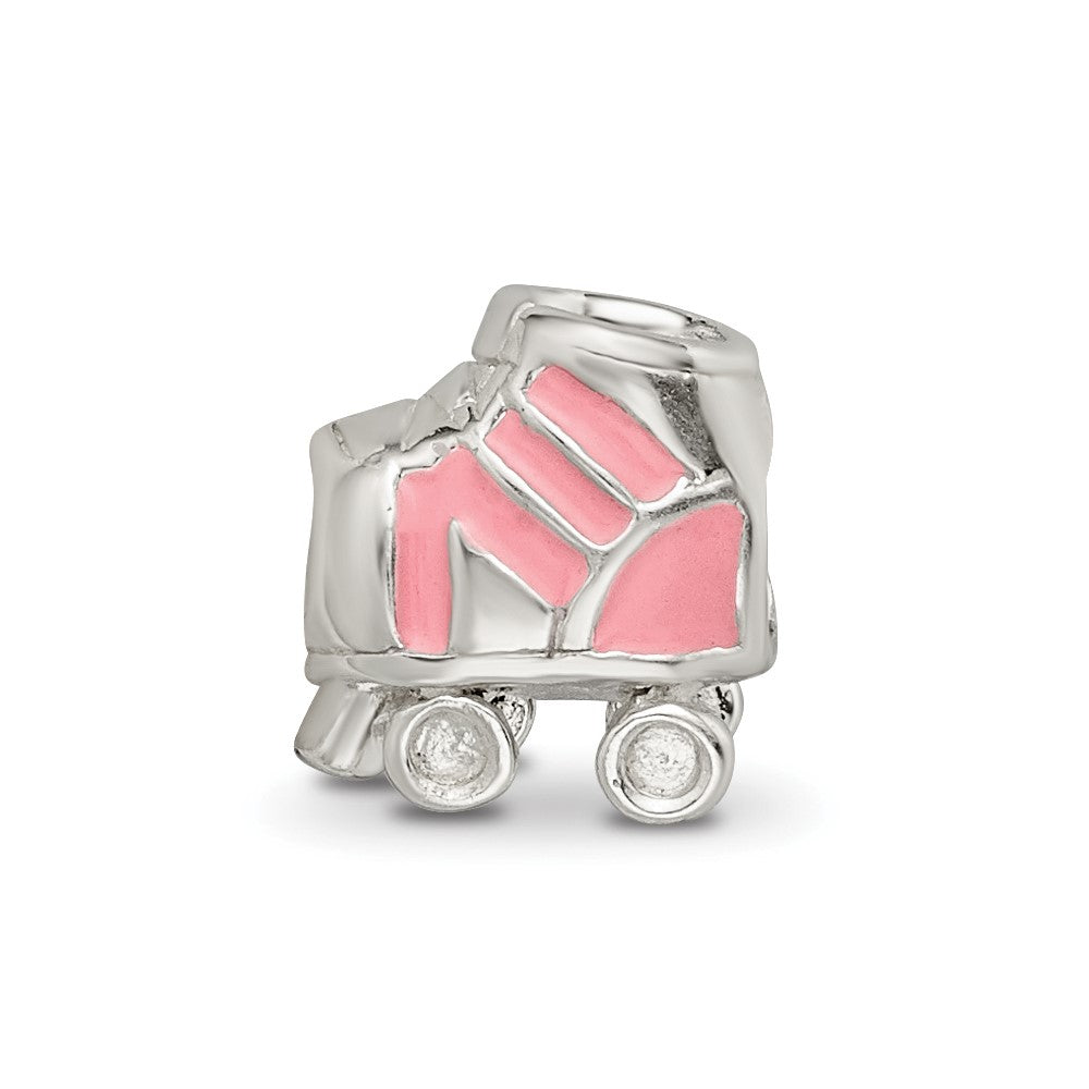 Sterling Silver Reflections Kids Enameled Rollerskate Bead