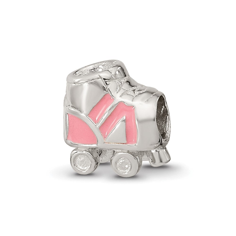 Sterling Silver Reflections Kids Enameled Rollerskate Bead