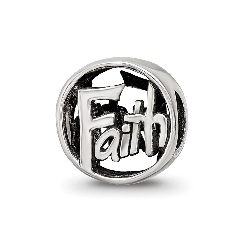 Sterling Silver Reflections Faith Bead