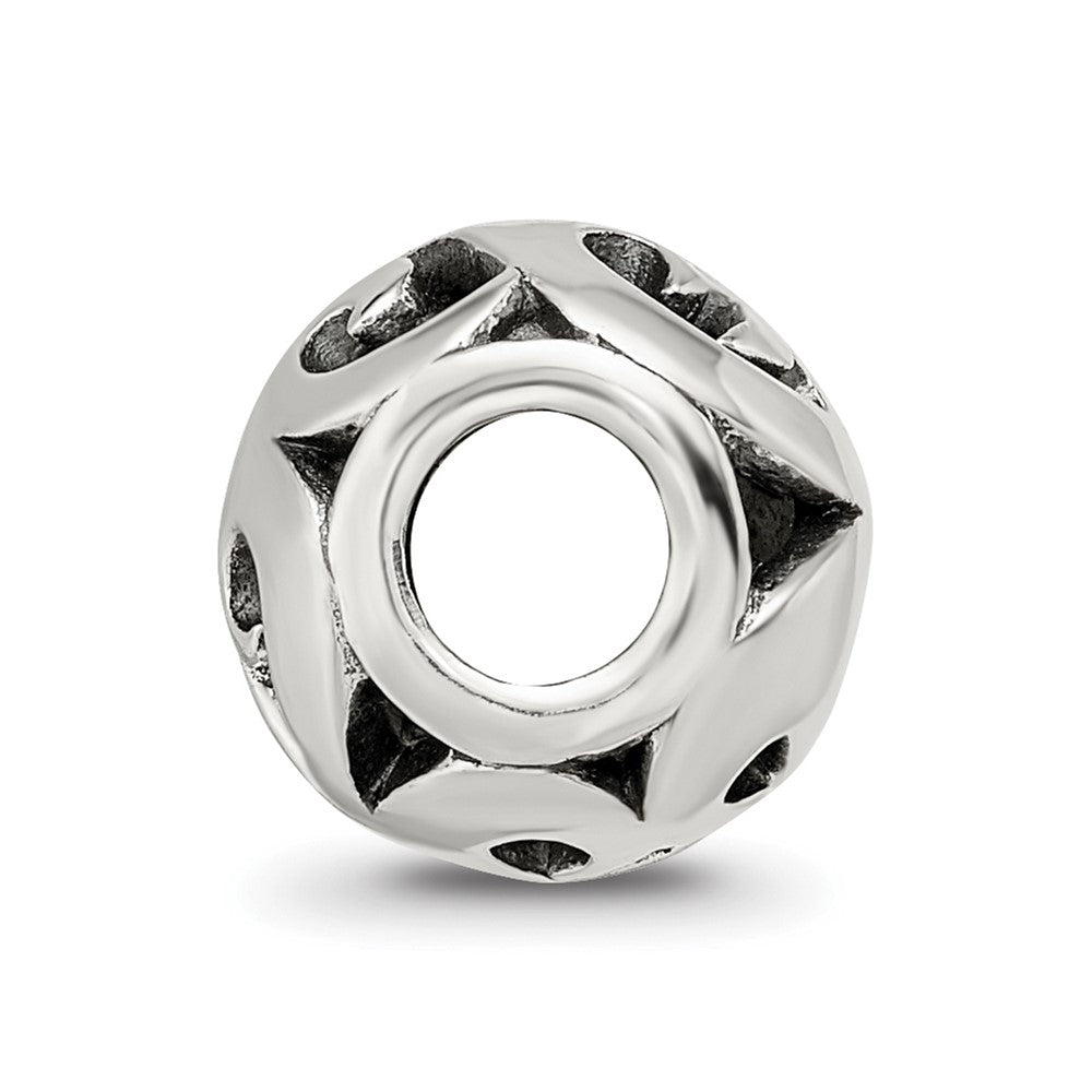 Sterling Silver Reflections Swirl Bali Bead