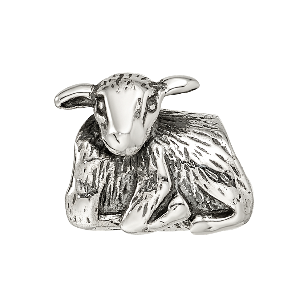 Sterling Silver Reflections Lamb Bead