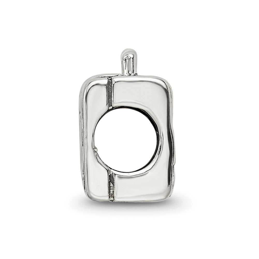 Sterling Silver Reflections Suitcase Bead