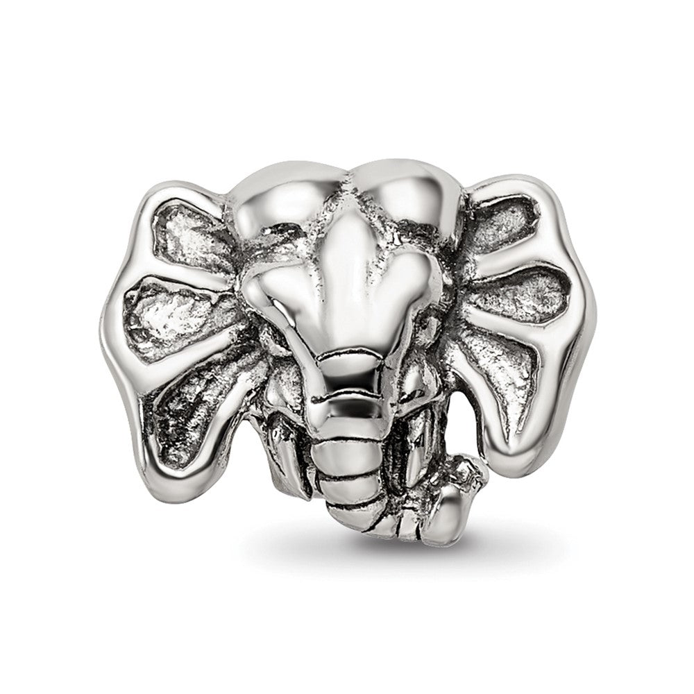 Sterling Silver Reflections Elephant Bead