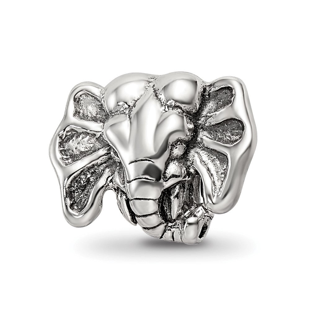 Sterling Silver Reflections Elephant Bead