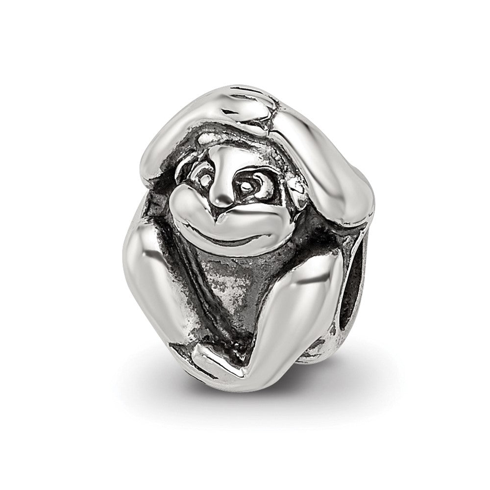 Sterling Silver Reflections Monkey Bead