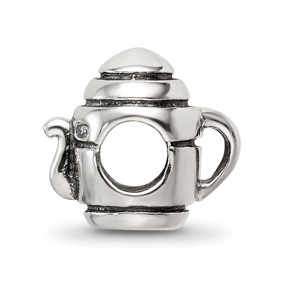 Sterling Silver Reflections Teapot Bead