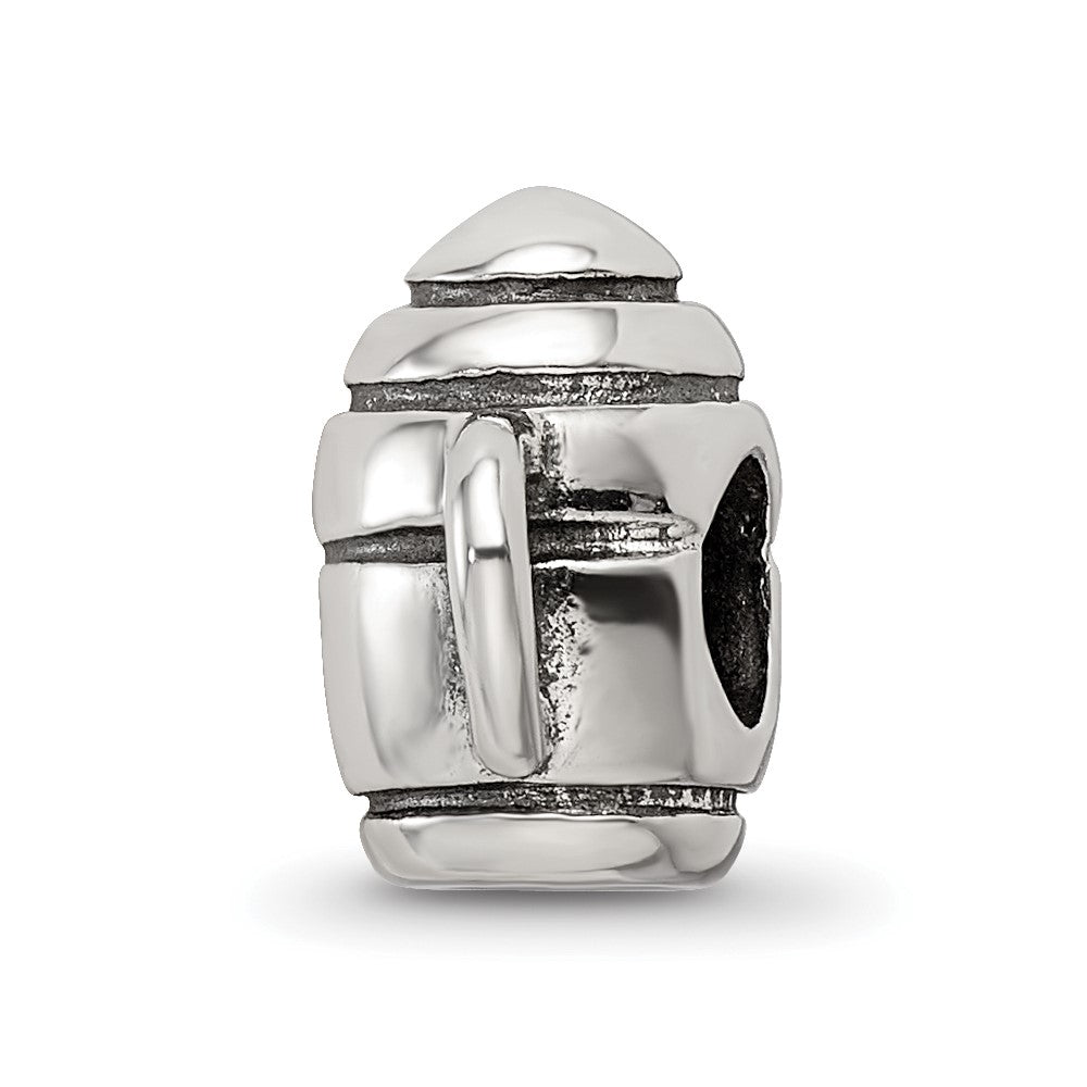 Sterling Silver Reflections Teapot Bead